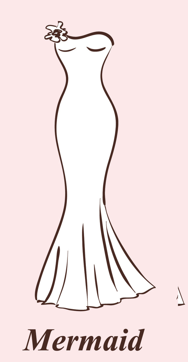 Elegant Trumpet Mermaid silhouette Azura wedding dress by DevotionDresses